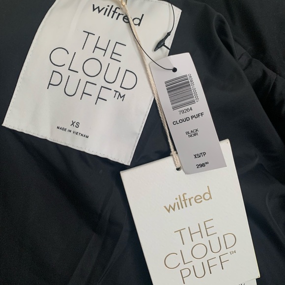 Aritzia Cloud Puff Midi XS Black - Picture 3 of 4